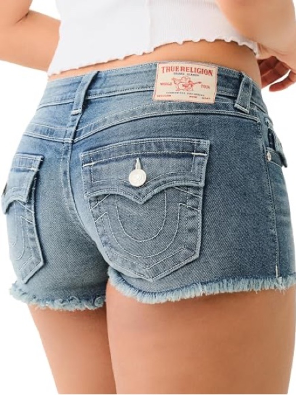 True Religion Joey Low-rise Flap Shorts